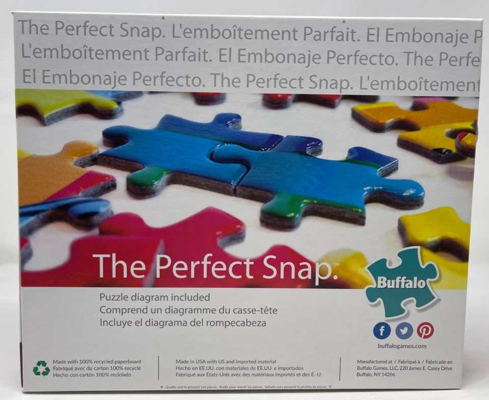 Buffalo ~ Happy Vibes de Aimee Stewart ~ Rompecabezas de 2000 piezas Foto 2 de 4