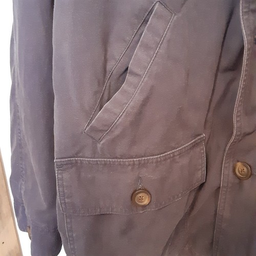 Vintage GAP Adult XL Blue Corduroy Collar Lined Chore Barn Coat Jacket Canvas - Picture 3 of 9