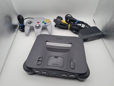 Nintendo 64 N64 Spielekonsole PAL Schwarz NUS - 001 Original Kabel Controller #3