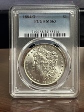 1884-O Morgan Silver Dollar PCGS MS-63