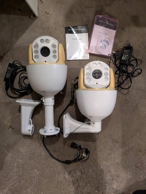 2x HD IP IR Speed Dome PTZ Überwachungskamera, Full HD 1080p, IP66, mit Wandhalt