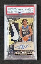 2024-25 Panini Mosaic FOTL Terrence Shannon Jr. Gold Vinyl RPA 1/1 PSA 10 Auto 