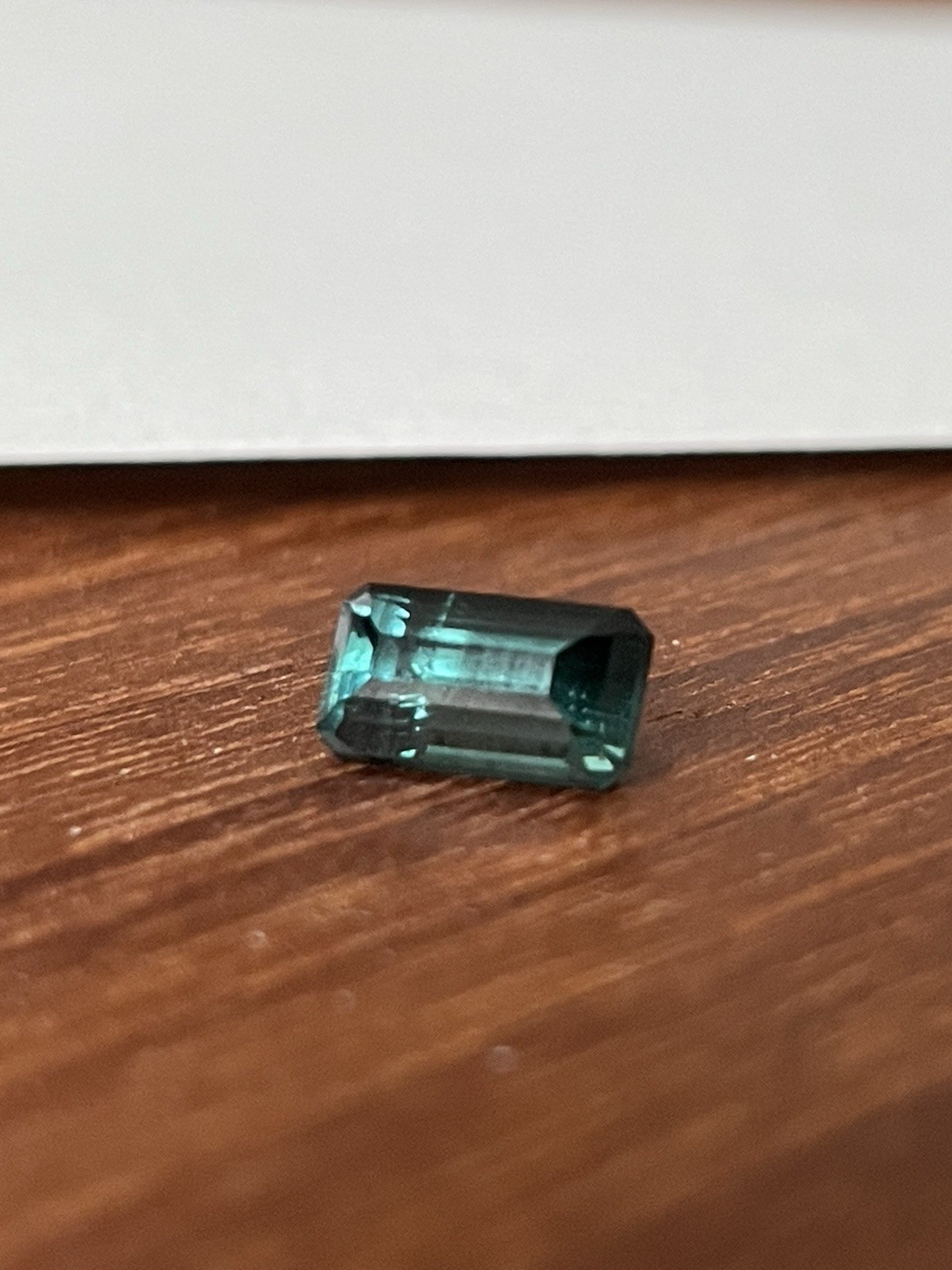 Indicolite Tourmaline Gemstone 2 CT Octagonal Loose Gemstone 8.8x4.8mm