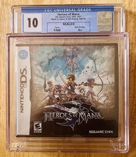 Heroes of Mana DS CGC Perfect 10! A++ Sealed Y-Fold Square Enix 2007