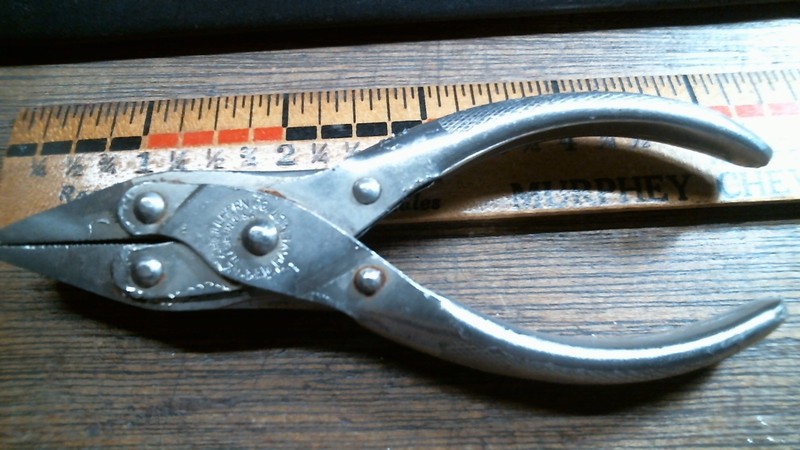 U10   Bernard Schollhorn  5” Mini Parallel Pliers NEW HAVEN  CT  USA FREE S/H