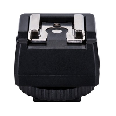 Jjc Standard Hot Shoe Adapter With Extra Pc Sync Connection Port & 3.5