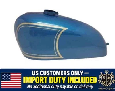 Ajuste para Norton Ajs Matchless G12 Csr Competition Blue Gas Fuel Tank +... - Imagen 1 de 4