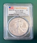 2026-W 1oz American Silver Eagle MS-70 PCGS Graded FirstStrike West Point