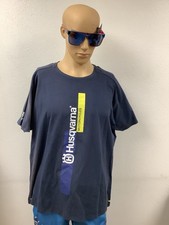 Husqvarna Authentic Melange T-Shirt Dark Blue M 3HS220027803 Sun-Faded