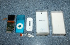Apple iPod Nano 2nd Generation Blue (4GB) Spares or Repair + 2 Boxes