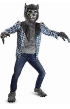 Wolfman Costume Kids XL Halloween Cosplay Horror Werewolf 5 PC Unisex