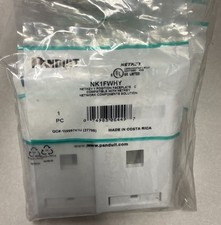 Panduit NK1FWHY Netkey 1 Position Faceplate C lot of 7 