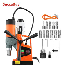 1450W Magnetic Drill Press 11PCS Mag Drill 1.6" Portable Electric Metal Borer