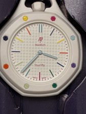 Swatch Royal Pop Swiss Made Quartz Octagon Wh...