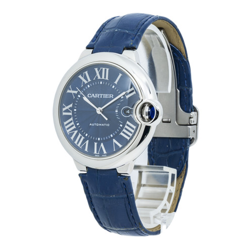 Pre-Owned Cartier Ballon Bleu de Cartier WSBB0027 42MM Blue Gu...