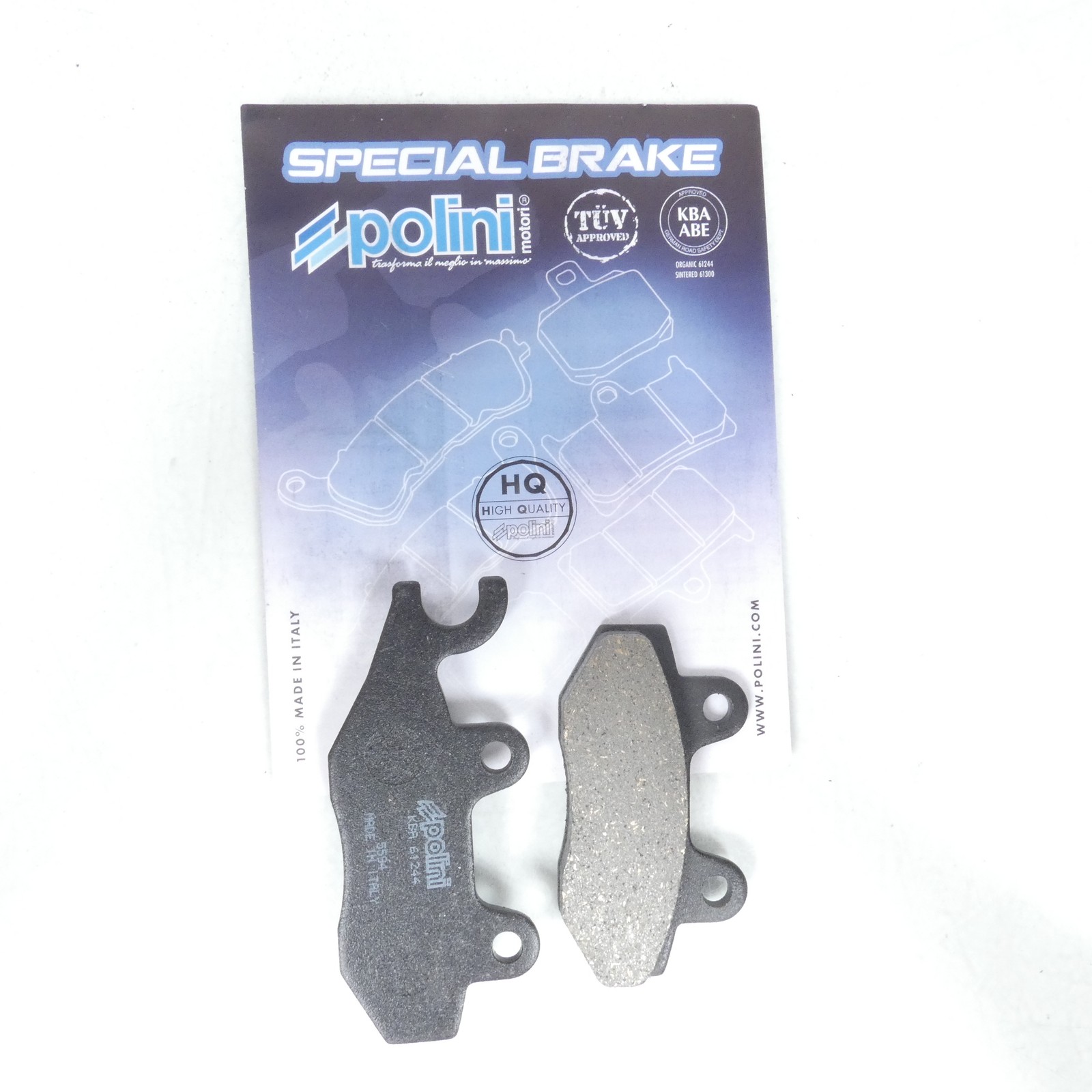 Plaquette de frein Polini pour Kymco Agility 125, idéale pour la ville