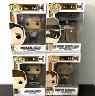 Funko Pop The Office lot of 4 (Jim Halpert, Dwight, Michael)