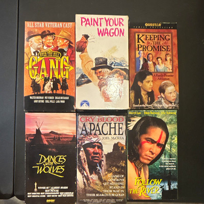 Frontier/Western Classic VHS movies Set of 8