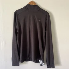 NWT New Arc'teryx Cormac Black Heather Hoody Size Men’s Large