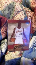 03-04 Upper Deck LeBron James Diary RC #LJ5 Rookie Card. rookie card picture