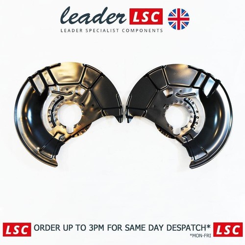 34111158985 BMW 3 SERIES Z3 Pair Front Brake Disc Back Plates Splash Panels NEW - Picture 3 of 12