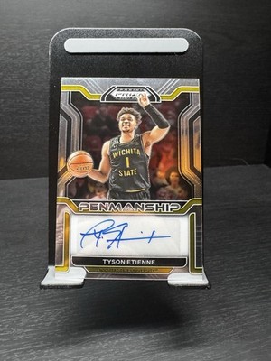 2022 Prizm Draft Tyson Etienne Penmanship Auto Rookie Wichita State #CP-TET MINT
