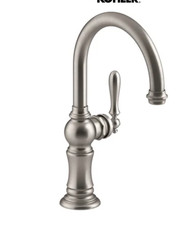 Kohler Artifacts K-99264-VS Swivel Spout Bar Prep Kitchen Sink Faucet Stainless