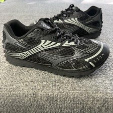 Bottega Veneta Orbit Sneakers Black Silver Mesh Mens Size 44 EU US 11 NO INSOLES