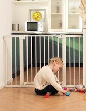 Babelio Metal Baby Gate, 29-43" Auto Close Easy Install Pet Gate PressGuard P7,