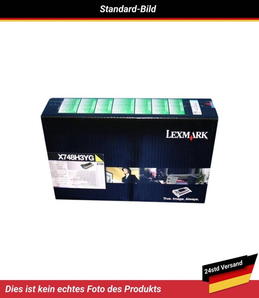 X748H3YG Lexmark X748De Tonerkartusche Gelb-image