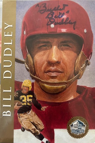 1998 Hall of Fame Gold Signature Series Bullet Bill Dudley 🔥 Autogramm d 2010