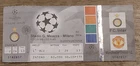 COMPLETE TICKET STUB-FC INTER V MANCHESTER UNITED-CHAMPIONS LEAGUE-MARCH 1999