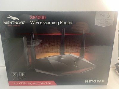 Netgear NIGHTHAWK XR1000 WiFi 6 Pro Gaming Router AX5400 Brand New