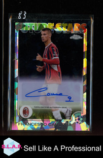 FRANCESCO CAMARDA 02/10 TOPPS CHROME 2025 FUTURE STARS UCL AC MILAN ENG AUTO