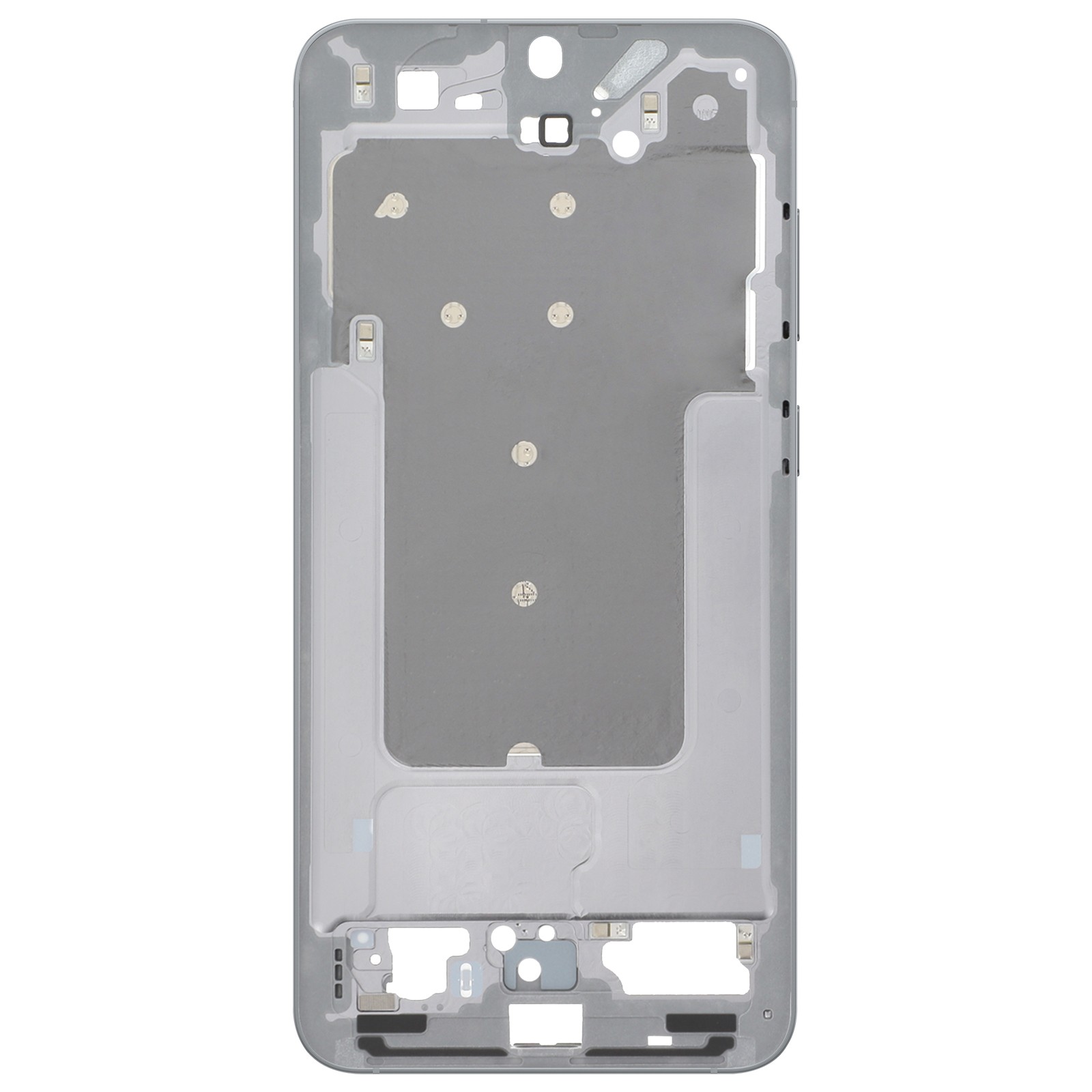Boîtier central original Galaxy S25 Plus argent pour réparation de châssis Samsung