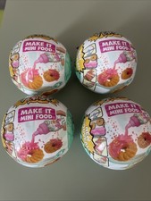 MGA's Mini Verse Make It Mini Food Cafe Series 3 Lot Of 4