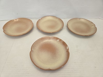 4 Frankoma Pottery Plainsman 7.25'' Salad Dessert Plate Desert FREE SHIPPING