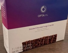 4 x Optavia Drizzled Chocolate Crisp Bar - 7 Bars - New - Exp 09/ 2026 