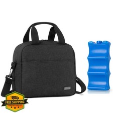Teamoy Breastmilk Cooler Bag Ice Pack Fits 6 Baby Bottles