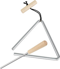 6 Inch Steel Triangle Instrument with Striker for Beginners