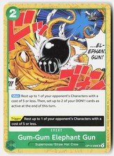 GUM-GUM ELEPHANT GUN OP13-038 3RD ANNIVERSARY TOURNAMENT CARDS ONE PIECE NM