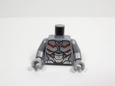LEGO Marvel Flat Silver Printed Torso Minifig T10
