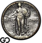 1920-D Standing Liberty Quarter, Better Date Denver Issue, Choice AU+