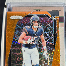 Marketplace image: Panini Prizm Rome Odunze Chicago Bears Rookie Orange Superfractor #385 Card