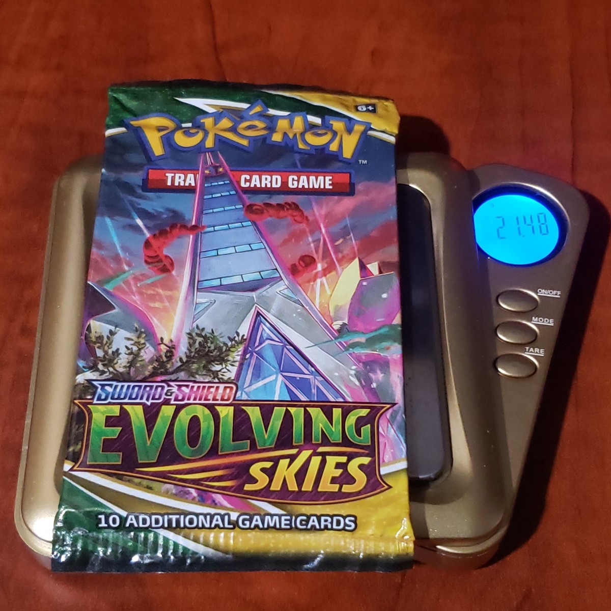 HEAVY Evolving Skies Booster Pack 21.48g Pokémon TCG New/Sealed