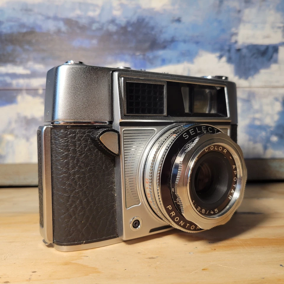TESTED &WORKS! AGFA Selecta Prontor-Matic-P 35mm Film Camera w Color Apotar Lens - Image 3 of 4