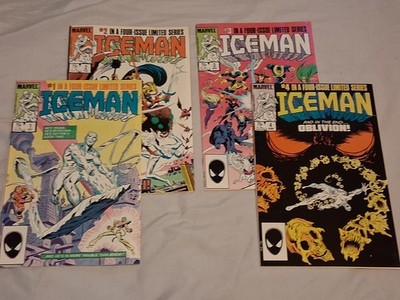 Iceman #1 - 4 Complete Miniseries (Marvel, 1984)