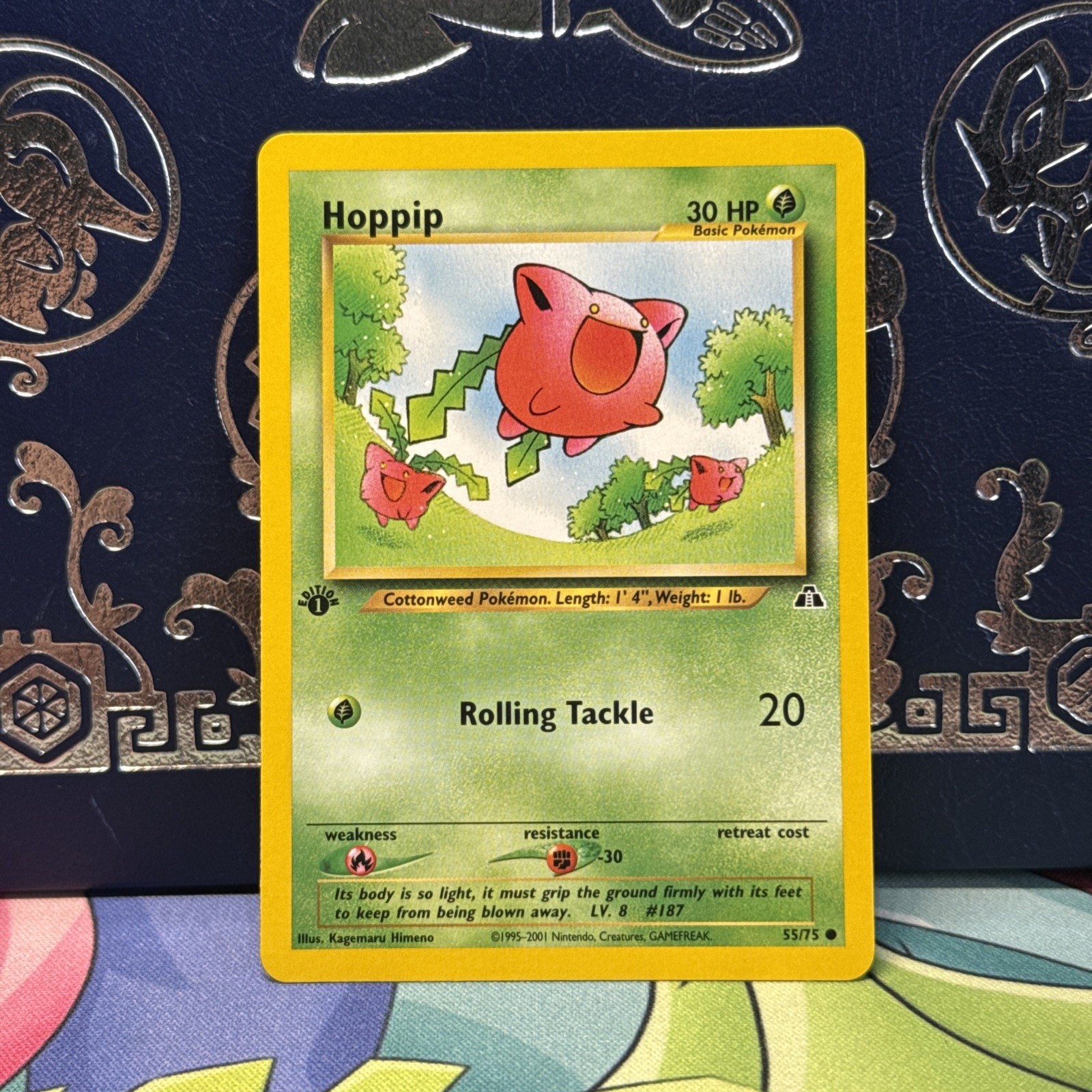 1st edition Pokemon Hoppip Neo Discovery 55/75 - NM