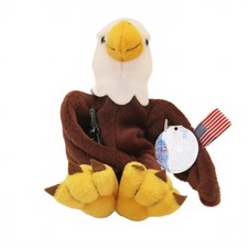 1999 Coca-Cola Reegle The Eagle 6" Plush Mini Bean Bag Stuffed Animal