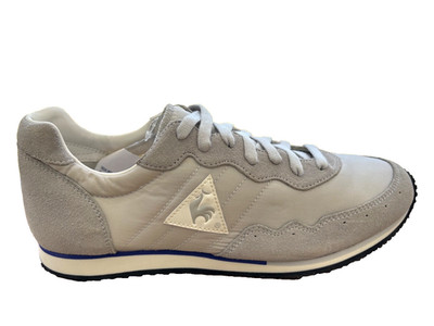 Le Coq Sportif Men's Milos Grey Athletic Retro  Sneakers Shoes 9 Trainers EU-42